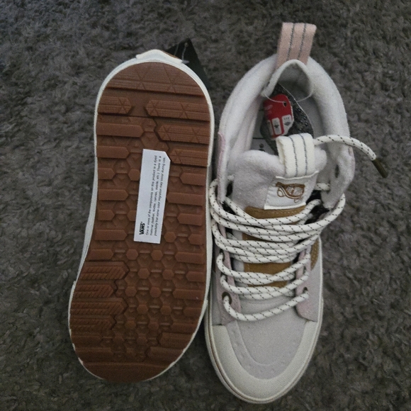 Vans Sk8 Hi Mte 2 Hiking Boots Suede Women Size 5.5 Elements Marshmallow 022026 - Picture 4 of 7